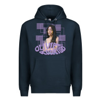Navy olivia rodrigo Premium Hoodie - linhVisuals
