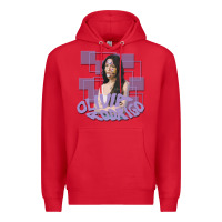 Red olivia rodrigo Premium Hoodie - linhVisuals
