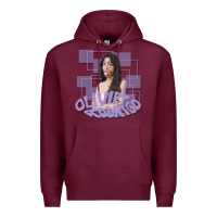 Burgundy olivia rodrigo Premium Hoodie - linhVisuals