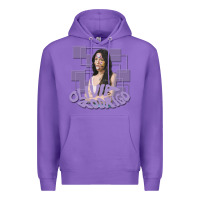 Purple olivia rodrigo Premium Hoodie - linhVisuals