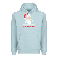 Blue Mist santa claus is cumming dirty humor Premium Hoodie - linhVisuals
