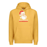 Mustard santa claus is cumming dirty humor Premium Hoodie - linhVisuals