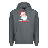 Rock santa claus is cumming dirty humor Premium Hoodie - linhVisuals