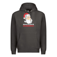 Smoke santa claus is cumming dirty humor Premium Hoodie - linhVisuals