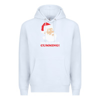 White santa claus is cumming dirty humor Premium Hoodie - linhVisuals
