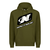 Army Green Nautique Boats Premium Hoodie - linhVisuals