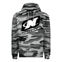Slate Camo Nautique Boats Premium Hoodie - linhVisuals