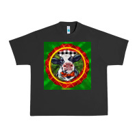 Pigment Black christmas baby holstein face Urban Heavy Tee - LillyAllenDesigns