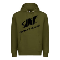 Army Green Nautique Boats Premium Hoodie - linhVisuals