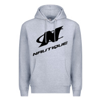 Heather Grey Nautique Boats Premium Hoodie - linhVisuals