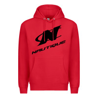 Red Nautique Boats Premium Hoodie - linhVisuals