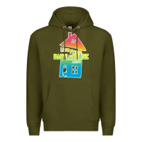 Army Green live from daryl house Premium Hoodie - linhVisuals