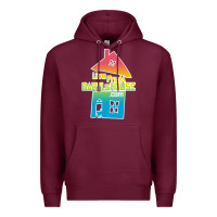 Burgundy live from daryl house Premium Hoodie - linhVisuals