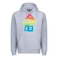 Heather Grey live from daryl house Premium Hoodie - linhVisuals