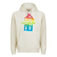 Oatmeal Heather live from daryl house Premium Hoodie - linhVisuals