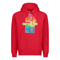 Red live from daryl house Premium Hoodie - linhVisuals