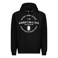 Black hadrians wall path england wales hikes tank top Premium Hoodie - linhVisuals