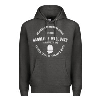 Charcoal Heather hadrians wall path england wales hikes tank top Premium Hoodie - linhVisuals