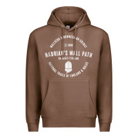 Chestnut hadrians wall path england wales hikes tank top Premium Hoodie - linhVisuals