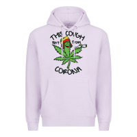 Lilac Funny Weed Leaf Premium Hoodie - linhVisuals