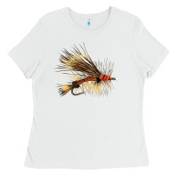White Fish Fly Ladies Tee - LillyAllenDesigns