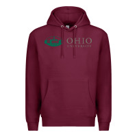 Burgundy The ohio university Premium Hoodie - linhVisuals