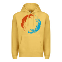 Antique Gold spirit of the north Premium Hoodie - linhVisuals