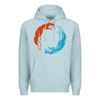 Blue Mist spirit of the north Premium Hoodie - linhVisuals