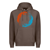 Coffee spirit of the north Premium Hoodie - linhVisuals