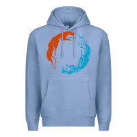 Colony Blue spirit of the north Premium Hoodie - linhVisuals