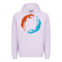 Lilac spirit of the north Premium Hoodie - linhVisuals
