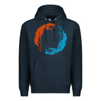 Navy spirit of the north Premium Hoodie - linhVisuals