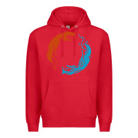 Red spirit of the north Premium Hoodie - linhVisuals