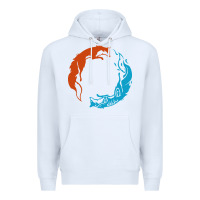 White spirit of the north Premium Hoodie - linhVisuals