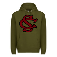 Army Green usc baseball Premium Hoodie - linhVisuals