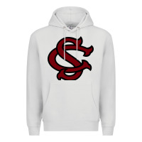 Dove Grey usc baseball Premium Hoodie - linhVisuals
