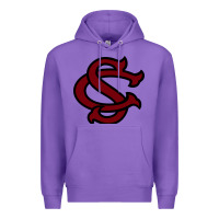 Purple usc baseball Premium Hoodie - linhVisuals