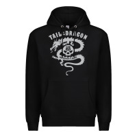 Black tail of the dragon Premium Hoodie - linhVisuals