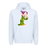White dopey Premium Hoodie - linhVisuals