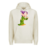 Oatmeal Heather dopey Premium Hoodie - linhVisuals
