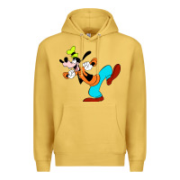 Antique Gold goofy Premium Hoodie - linhVisuals