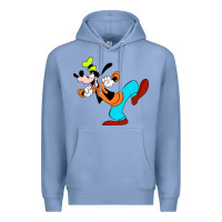 Colony Blue goofy Premium Hoodie - linhVisuals