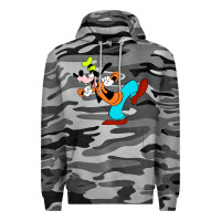 Slate Camo goofy Premium Hoodie - linhVisuals