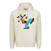 Oatmeal Heather goofy Premium Hoodie - linhVisuals