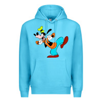 Ocean Blue goofy Premium Hoodie - linhVisuals