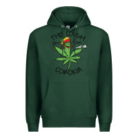 Sports Green Funny Weed Leaf Premium Hoodie - linhVisuals