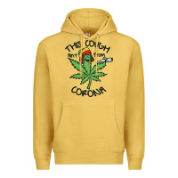 Antique Gold Funny Weed Leaf Premium Hoodie - linhVisuals