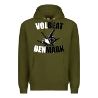 Army Green volbeat denmark Premium Hoodie - linhVisuals