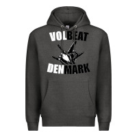 Charcoal Heather volbeat denmark Premium Hoodie - linhVisuals
