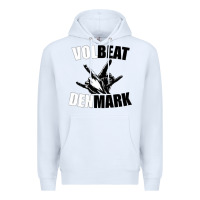 White volbeat denmark Premium Hoodie - linhVisuals